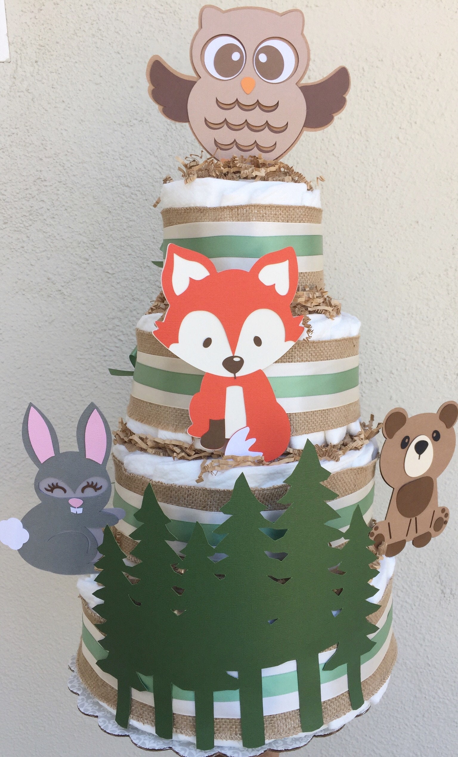 woodland creature centerpieces