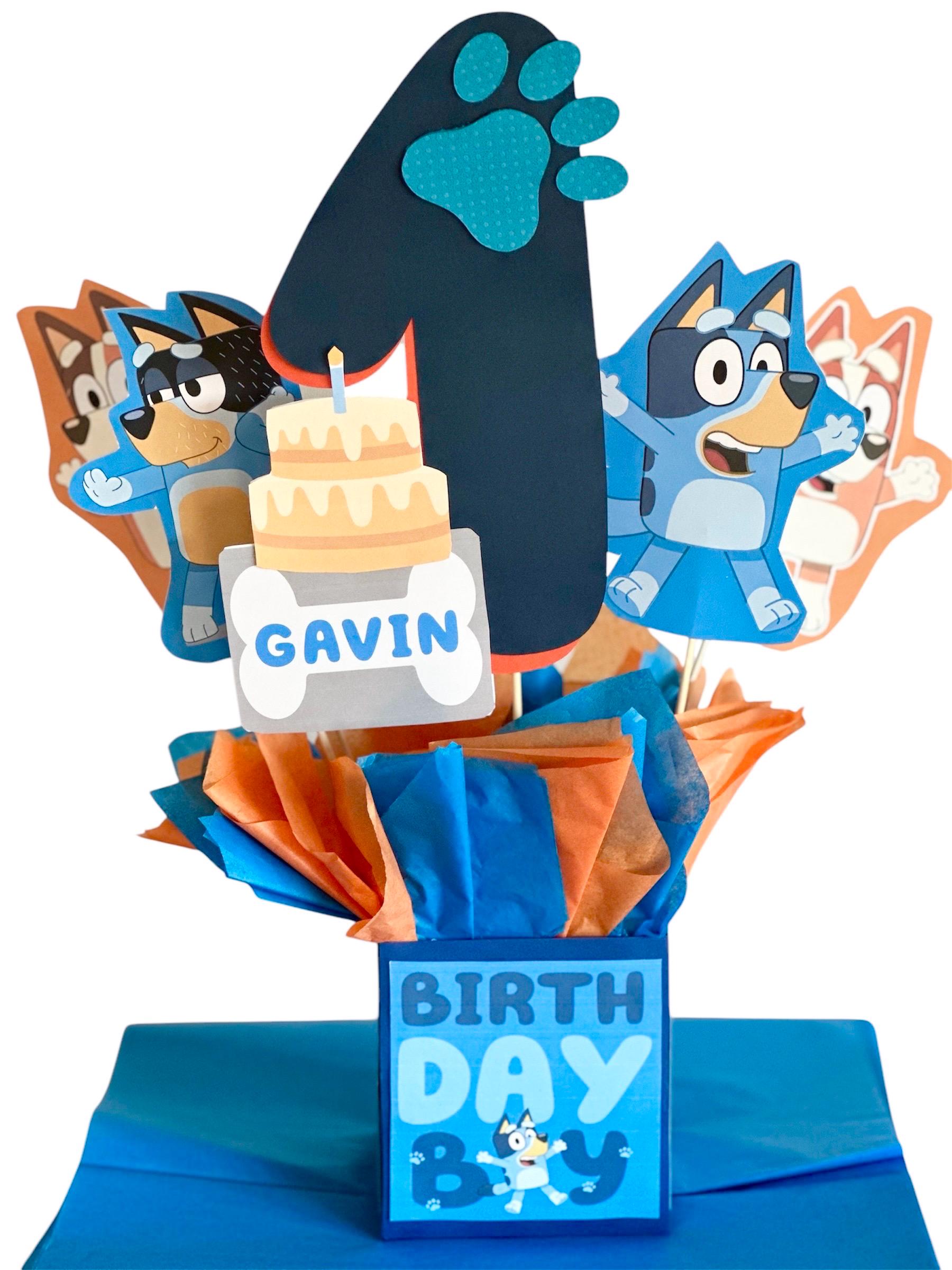 Bluey Birthday Centerpiece Box