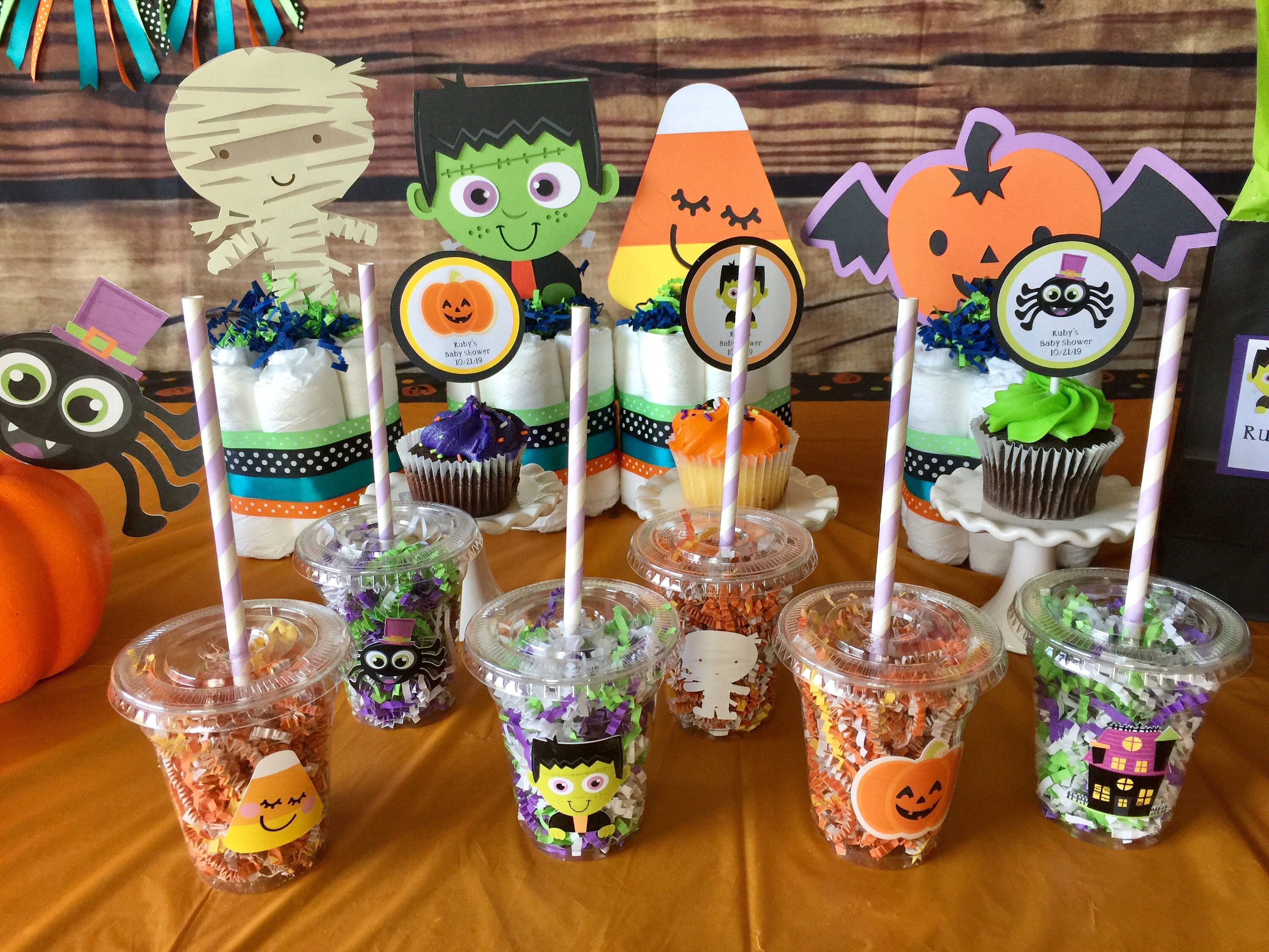 halloween baby shower party favors