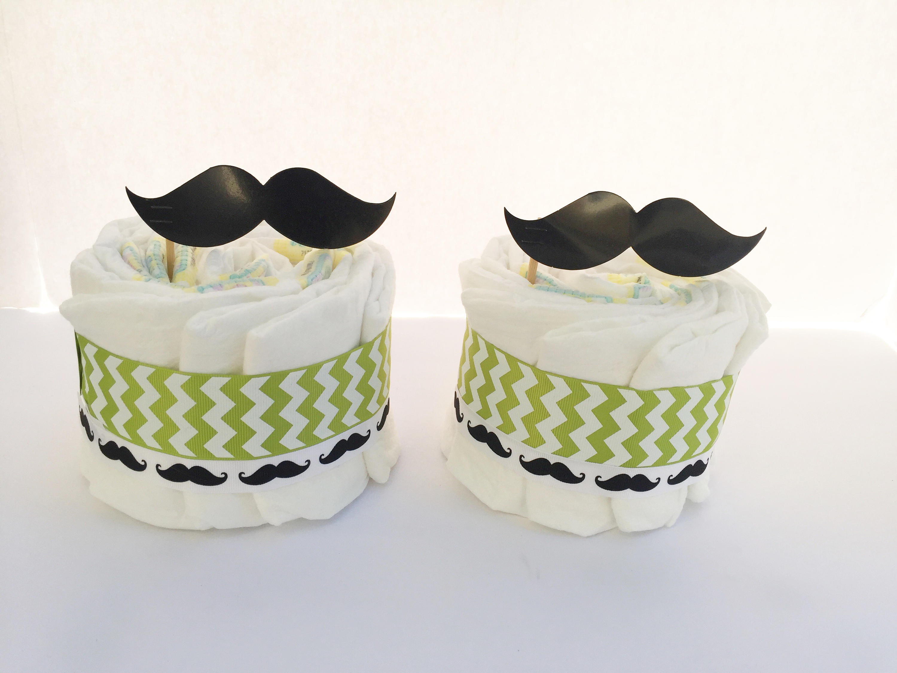 Mustache Baby Shower Centerpices Set Of 2 Mustache Baby