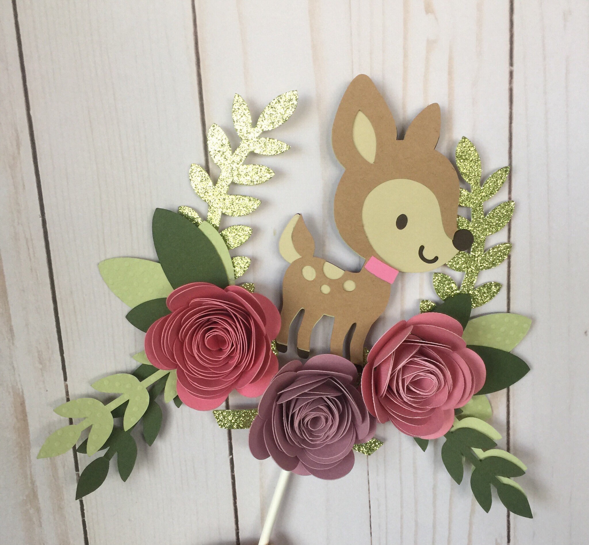 woodland diaper cake kit