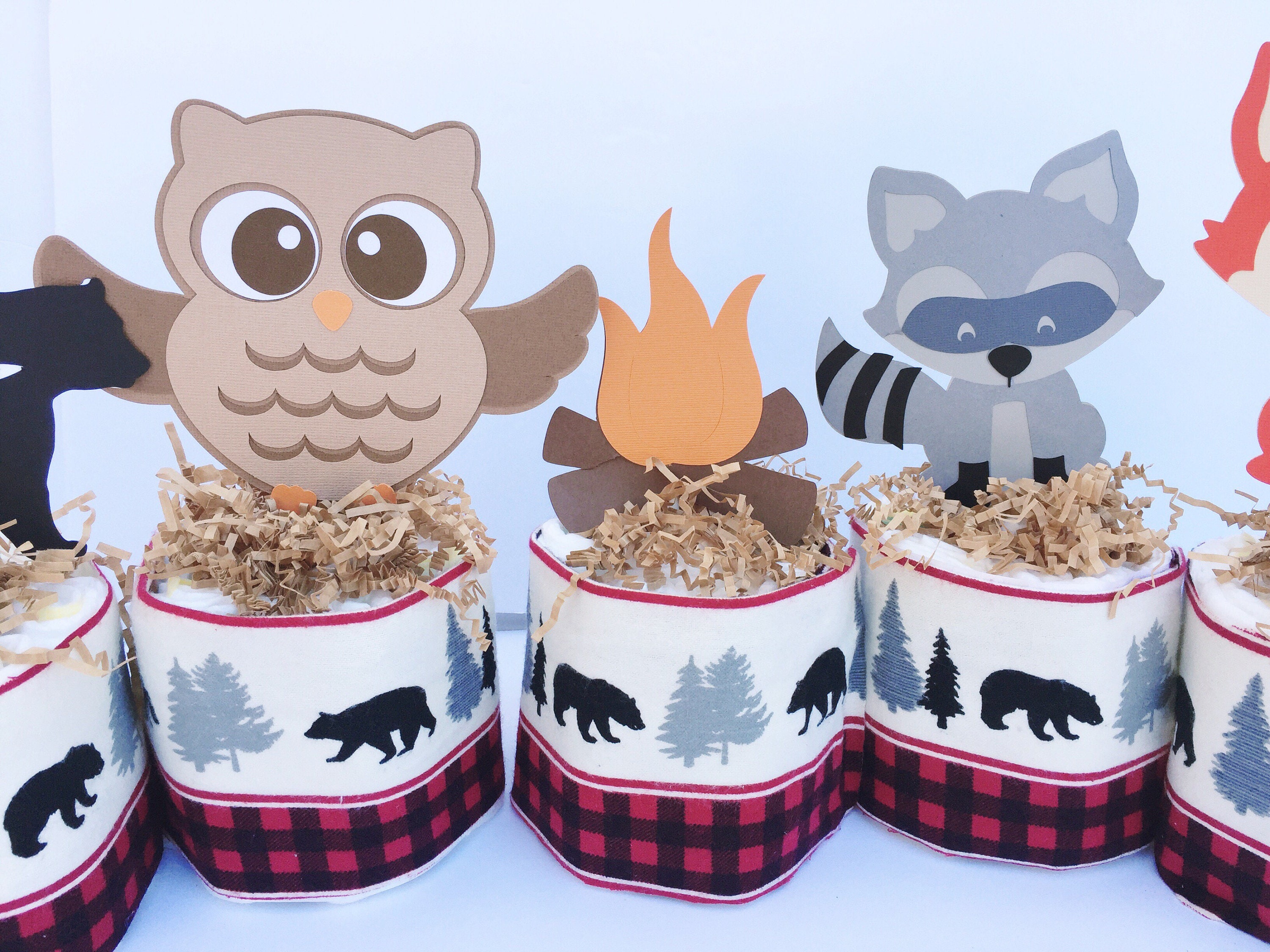 Lumberjack Decorations Woodland Theme Camping Baby Shower