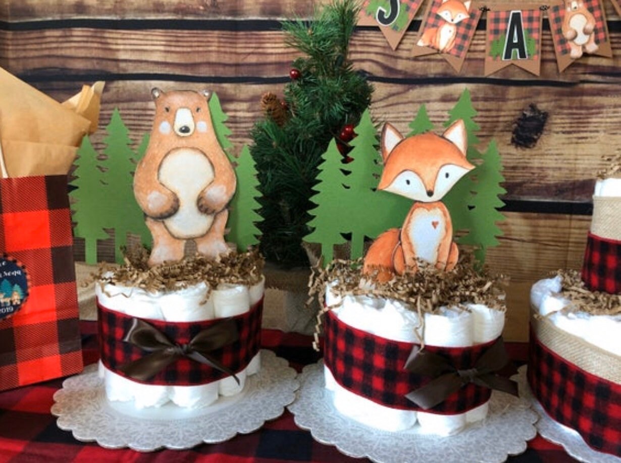 Woodland Baby Shower Decorations Forest Woodland Theme Baby Shower