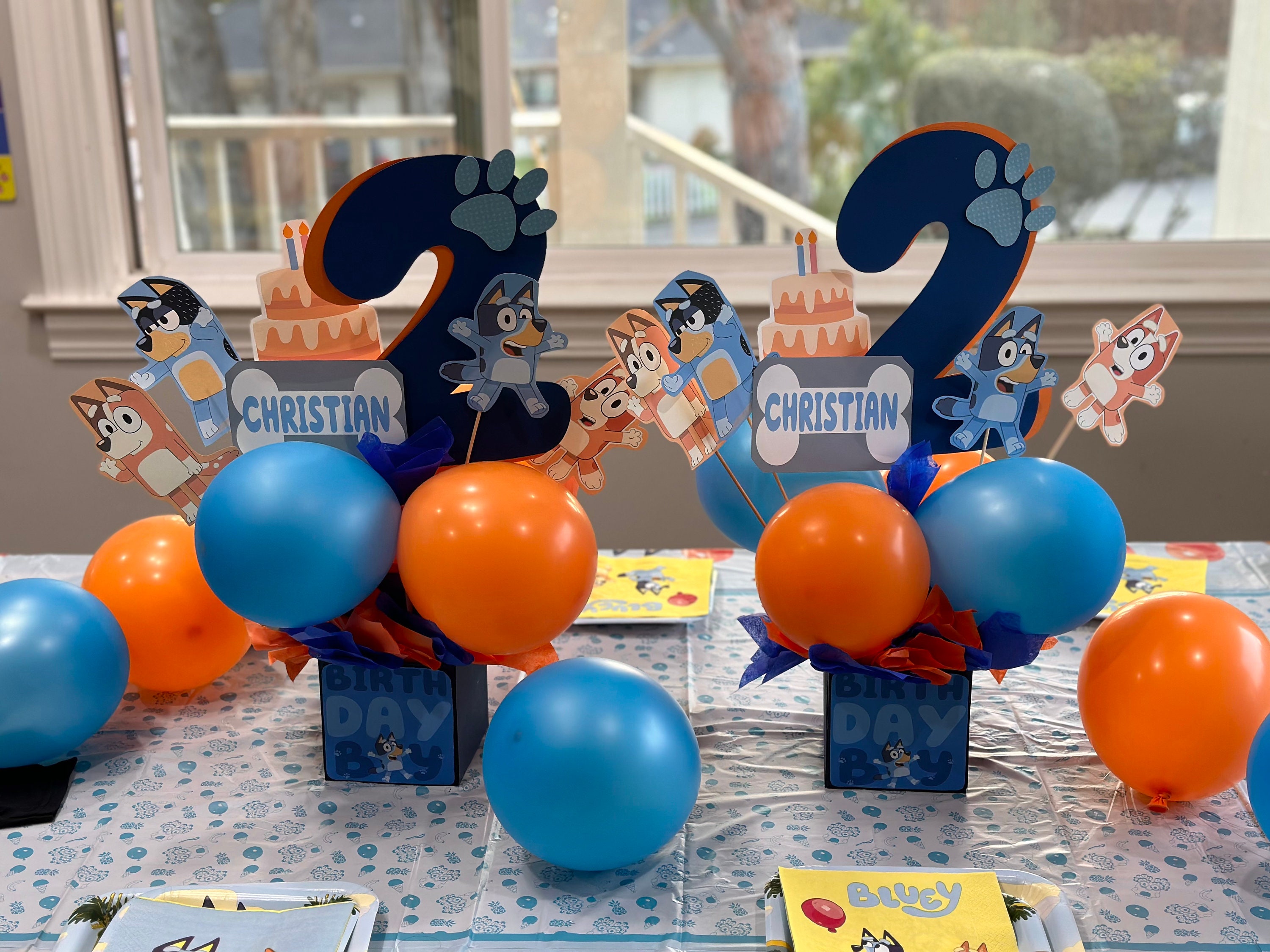 Bluey Birthday Centerpiece Box