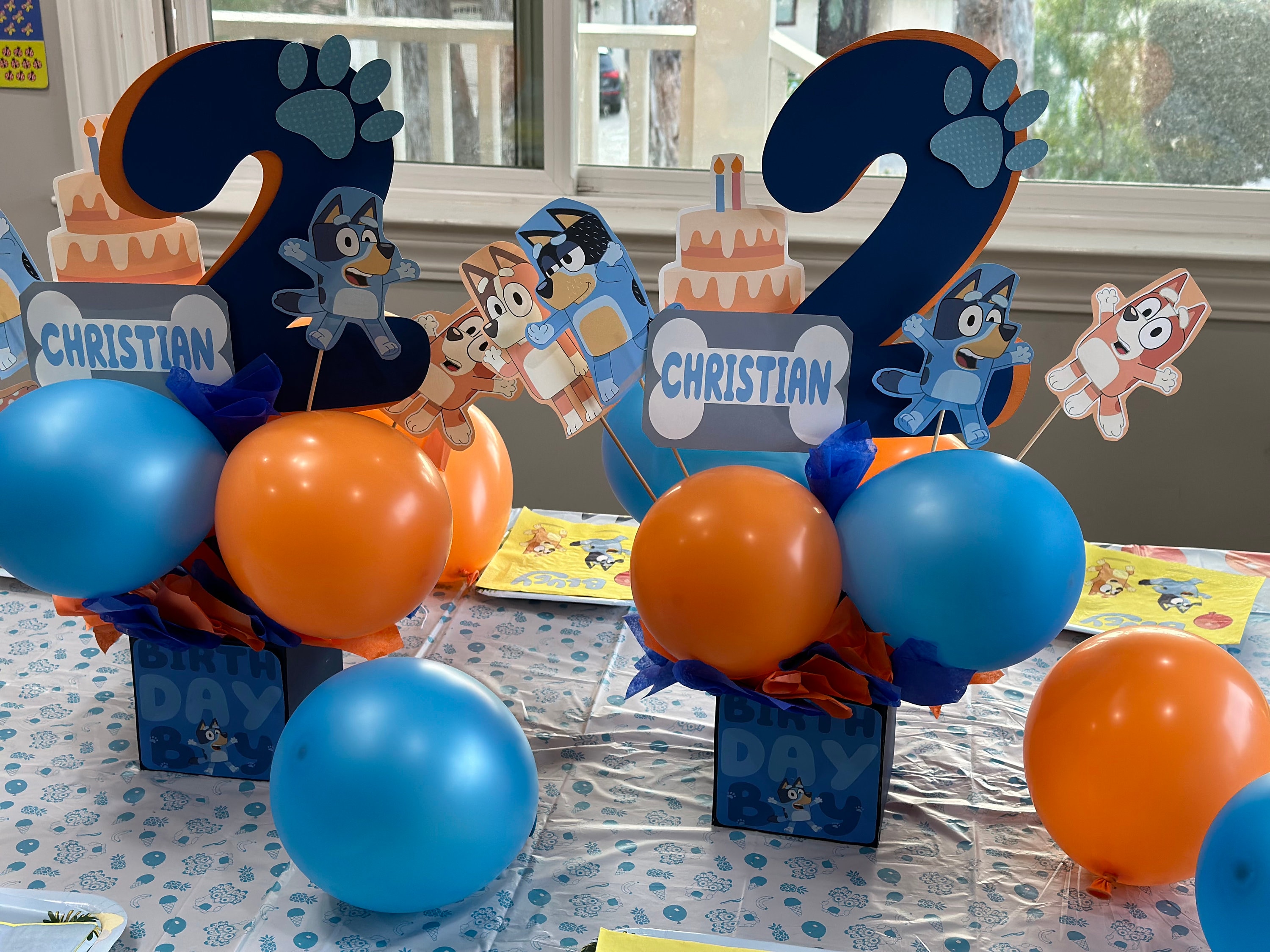 Bluey party decorations – Bizzy B. Plans and Things