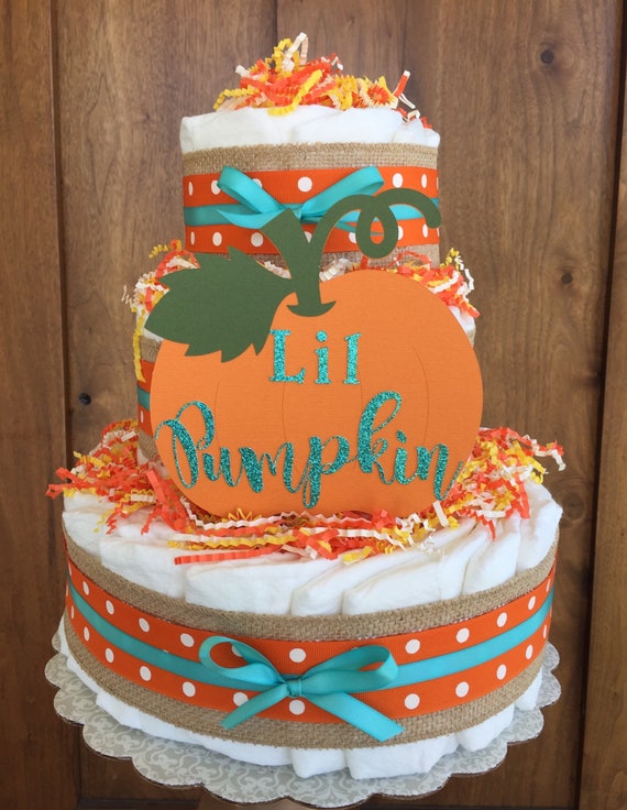 fall diaper cake