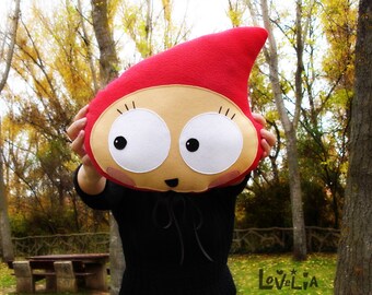 Plush Anly Red Riding Hood -Decorative plush pillow -
