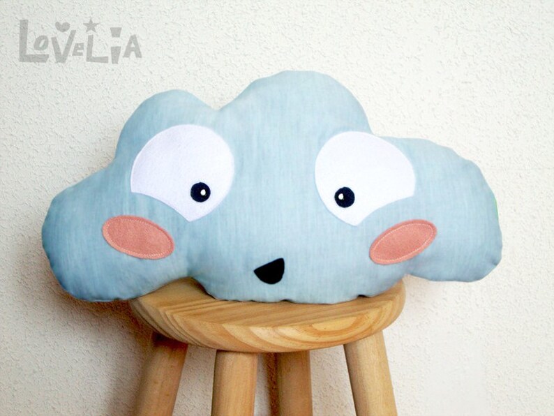 Cloud Pillow nimbus Etsy
