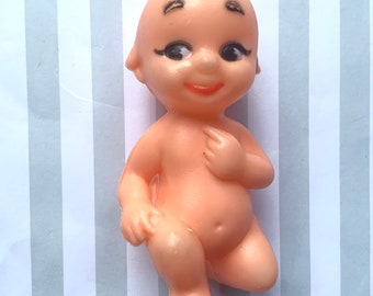 Adorable Vintage Baby Doll Miniature 3 1/2” tall