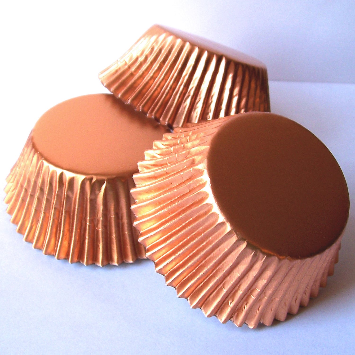 Copper Foil Cupcake Liners Standard Size Choose Set of 50 or Etsy