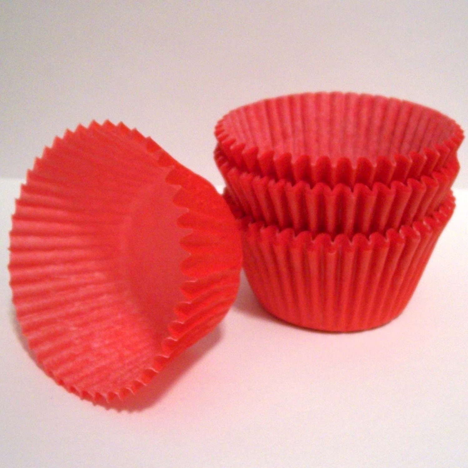 Red Cupcake Liners Standard Size Choose Set of 50 or 100 Etsy