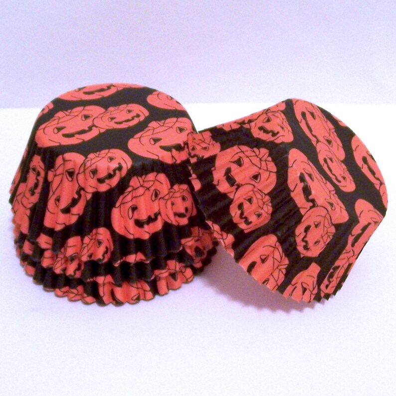 Halloween Cupcake Liners Choose Set of 50 or 100 Etsy