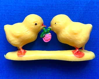 Baby Chicks Tiny Miniatures Figurines  1.5”w