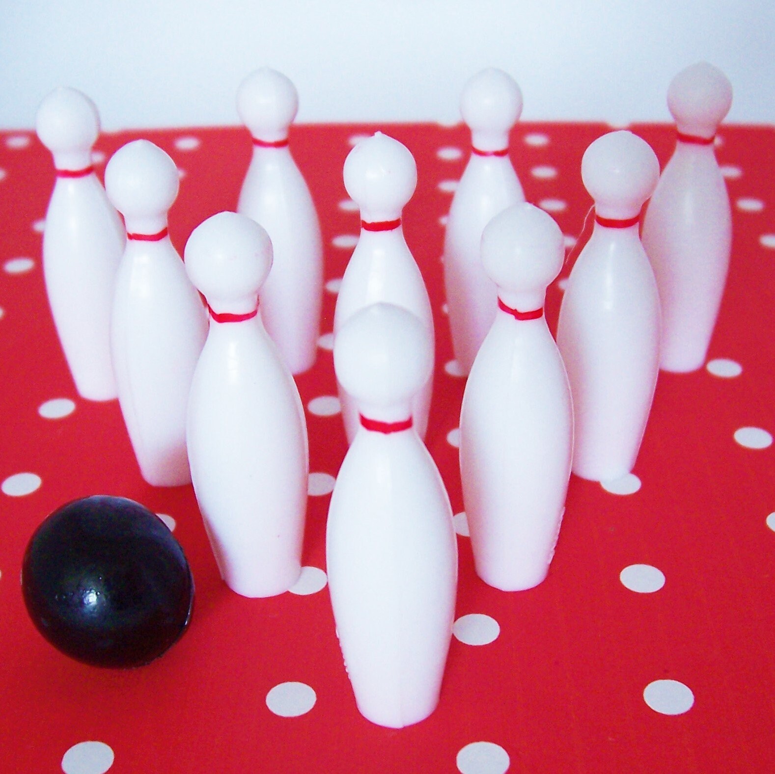 Miniature Bowling Set Pins Are 1 3/4 High Etsy UK