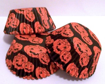 Halloween Cupcake Liners- Choose Set of 50 or 100