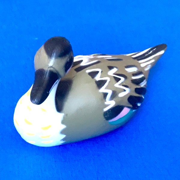 Duck Decoy Cake Topper Miniature Duck