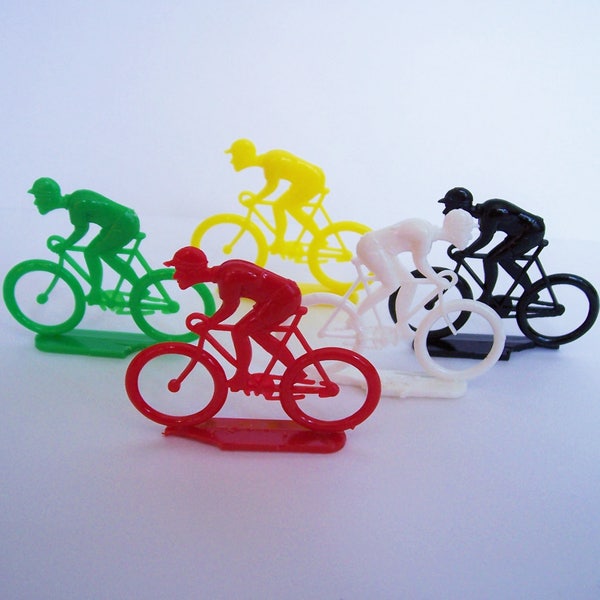 5 Cyclist Charms, imperfect bases