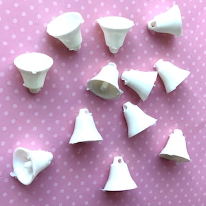 12 Tiny Bells Miniatures for Craft 5/8&quot; tall