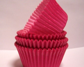 Hot Pink Cupcake Liners Choose Set of 50 or 100