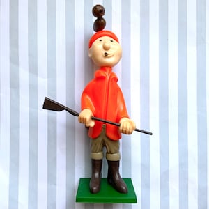 Wilton Bewildered Duck Hunter Cake Topper 5 3/4&quot; tall 1970&#39;s