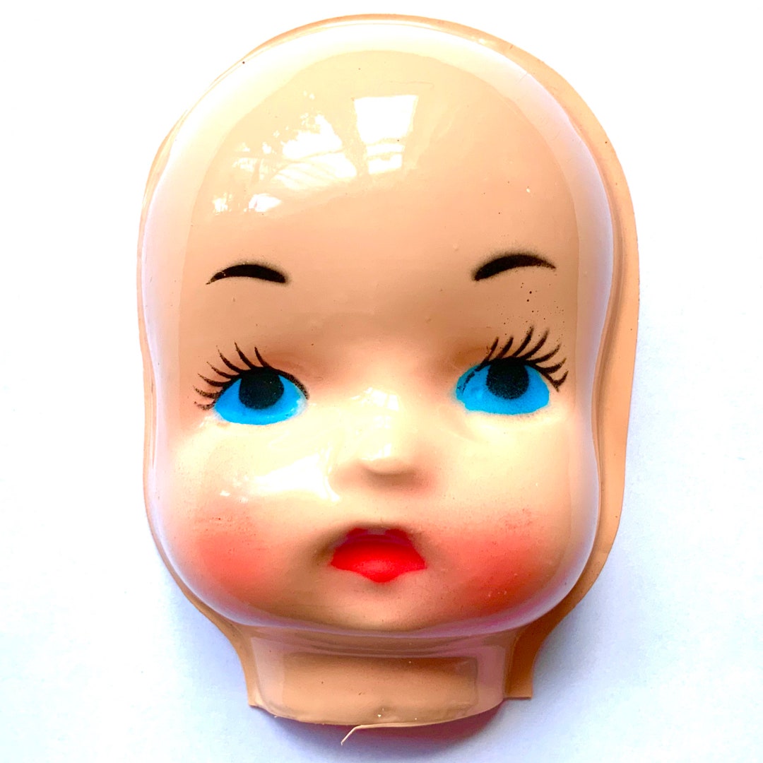 Vintage Doll Face Mask Face Mask Crafts 4 5/8h by 3 Etsy