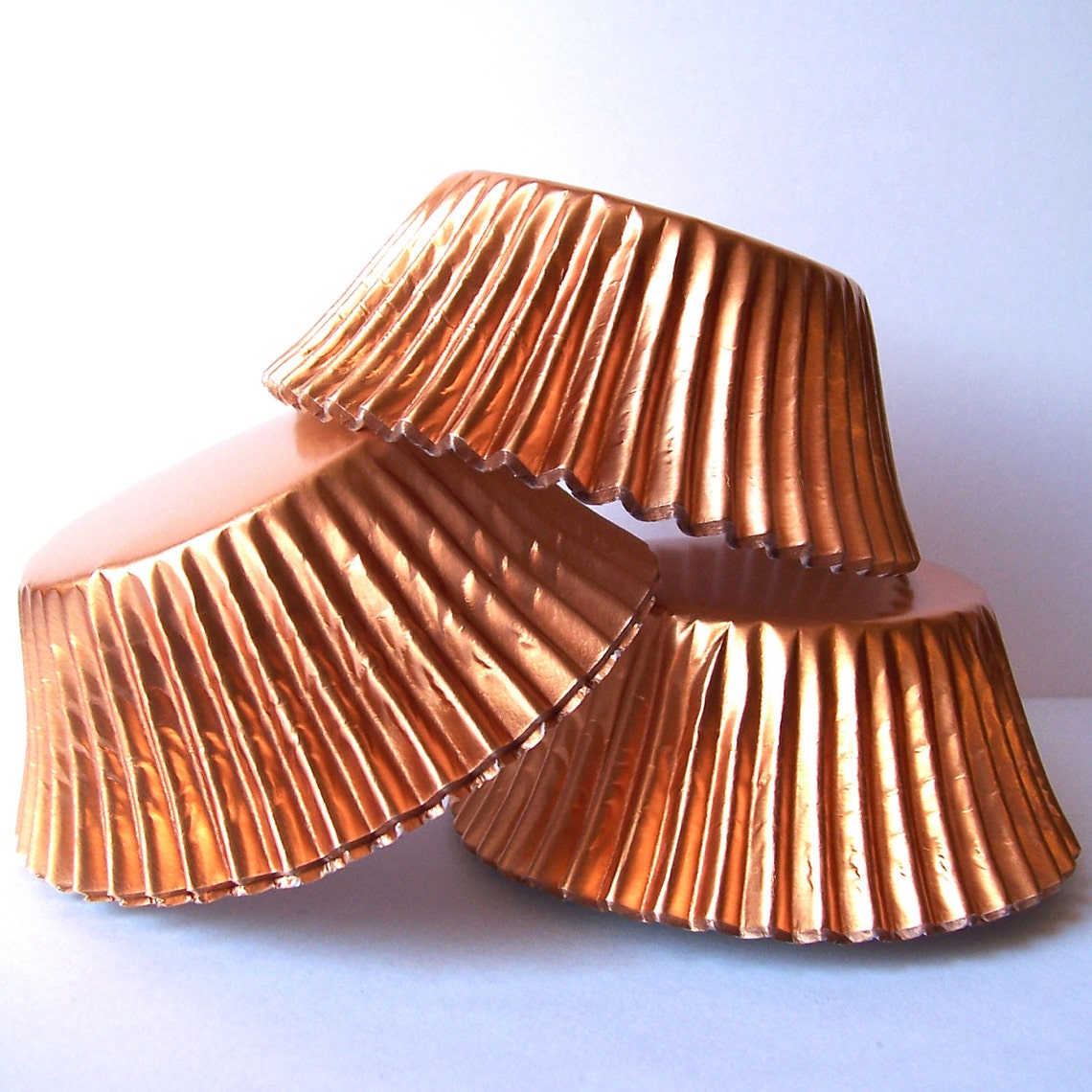 Copper Foil Cupcake Liners Standard Size Choose Set of 50 or Etsy
