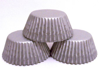 Elcoho 600 Pieces Mini Foil Cupcake Liners - Gold, Silver & Rose Gold Metallic Baking Cups