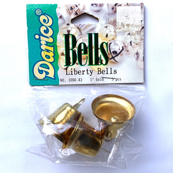 Darice Set Of 3 Rustic Liberty Bells, 45mm, Craft Liberty Bell