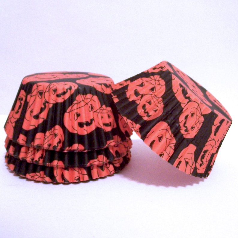 Halloween Cupcake Liners Choose Set of 50 or 100 Etsy