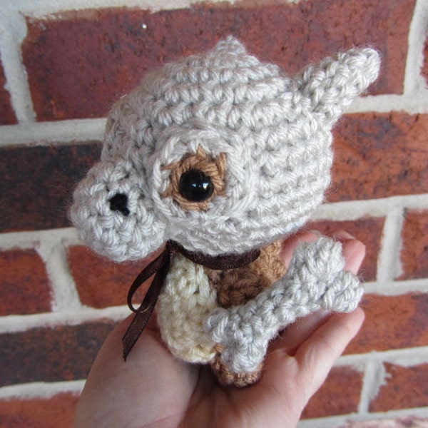 READY TO SHIP - Crochet - Chibi Pokemon Amigurumi - Cubone (with optional bone prop). Pokemon Plush. Pokemon Go. Cosplay Prop. Anime. Gift.