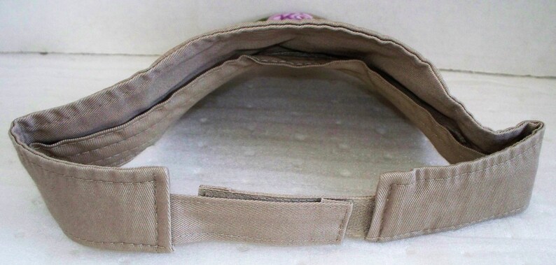 Woman/'s Sun Sports Visor biege with Daisies