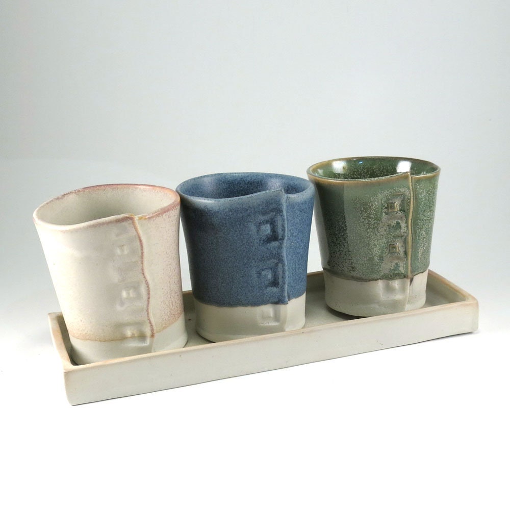 Handmade Ceramic Flower Pots Pottery Windowsill Planters Etsy