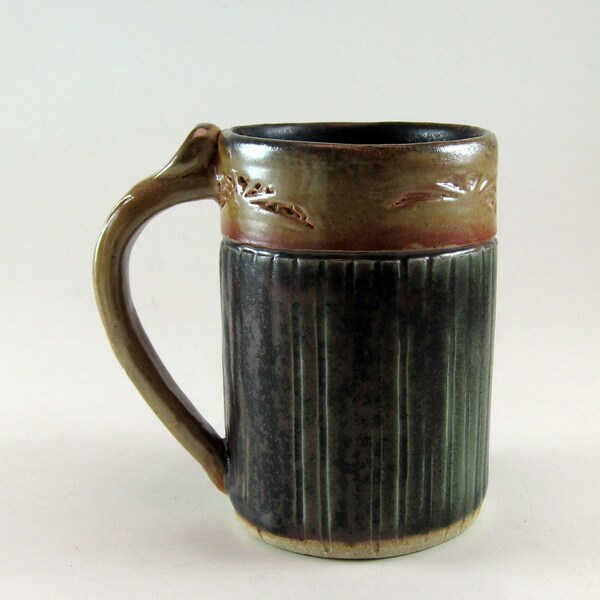 Ceramic Mug / Arts and Crafts Pottery / Handmade Cup/ 460