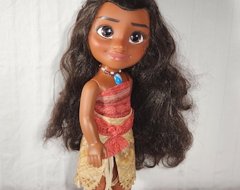 2016 Disney Princess Moana Jakks Pacific Flower Clip Occhi riflettenti 14 pollici