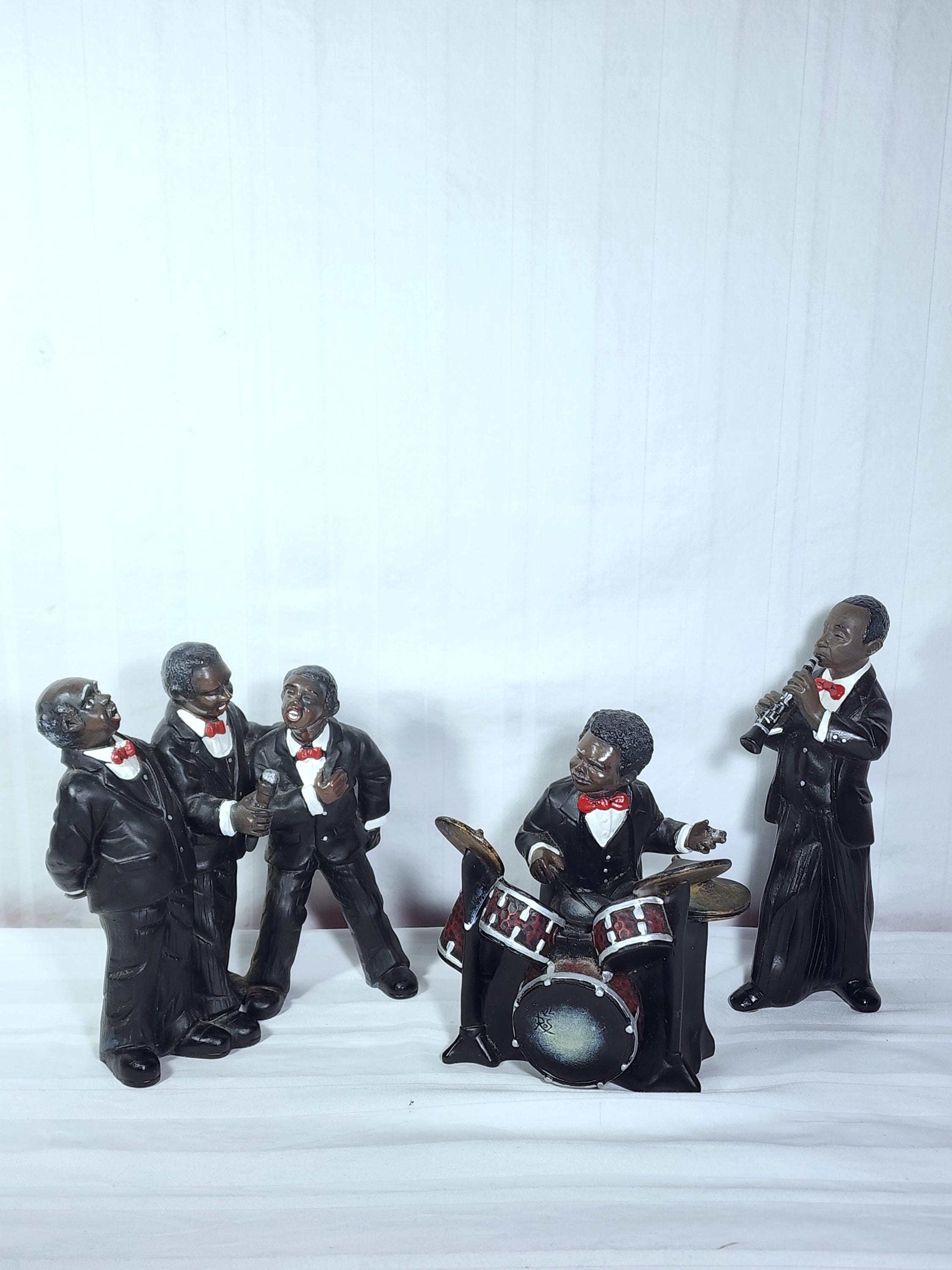 JAZZ JAZZバンド　ブルース　置物　インテリア　ヴィンテージ Vintage Jazz Band Figurines Set of 3 – Parastone “all That Jazz