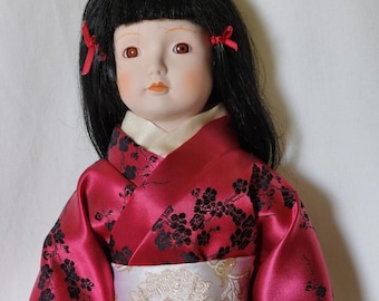 Vintage Japanese Ichimatsu Doll - Kimono Doll - Etsy