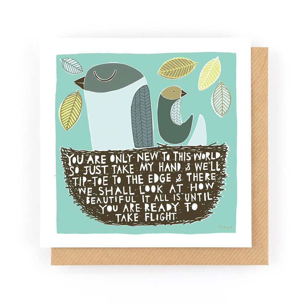 New To This World - Greeting Card (1-4C)