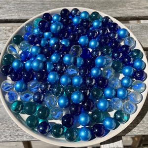 SUPVOX 90 Canicas De Vidrio Transparentes Grandes – Decoración Para Jarrones – Relleno Para Manualidades Y Centros De Mesa