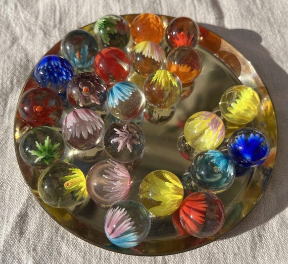 Lot De 100 Billes En Verre 14 Mm – Multicolores, Classiques Pour Jeux, Décoration, Aquarium, Vase