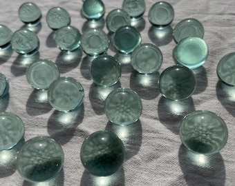 24 pieces large glass marbles 25 mm marbles clear transparent marble mixture glass balls transparent marble game decoration vase filling glass ball