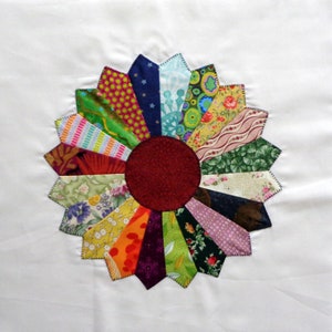 Dresden Plates Appliqued Quilt Blocks image 5