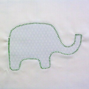 Elephants Appliqued Quilt Blocks image 7