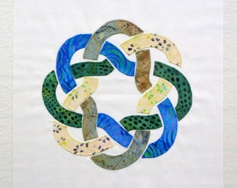 Celtic Knot Appliqued Quilt Block