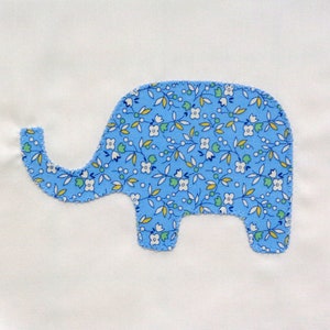 Elephants Appliqued Quilt Blocks image 3