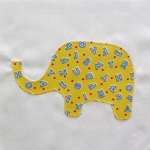 Elephants Appliqued Quilt Blocks image 2