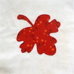 Maple Leaves Appliqued Quilt Blocks image 5