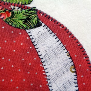 Christmas Ornament Appliqued Quilt Block image 4