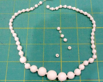 Milk Glass Beads