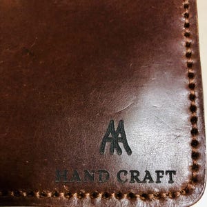 Cartera de cuero, regalo de aniversario, tarjetero para uso diario, billetera para novio, regalo personalizado para esposo