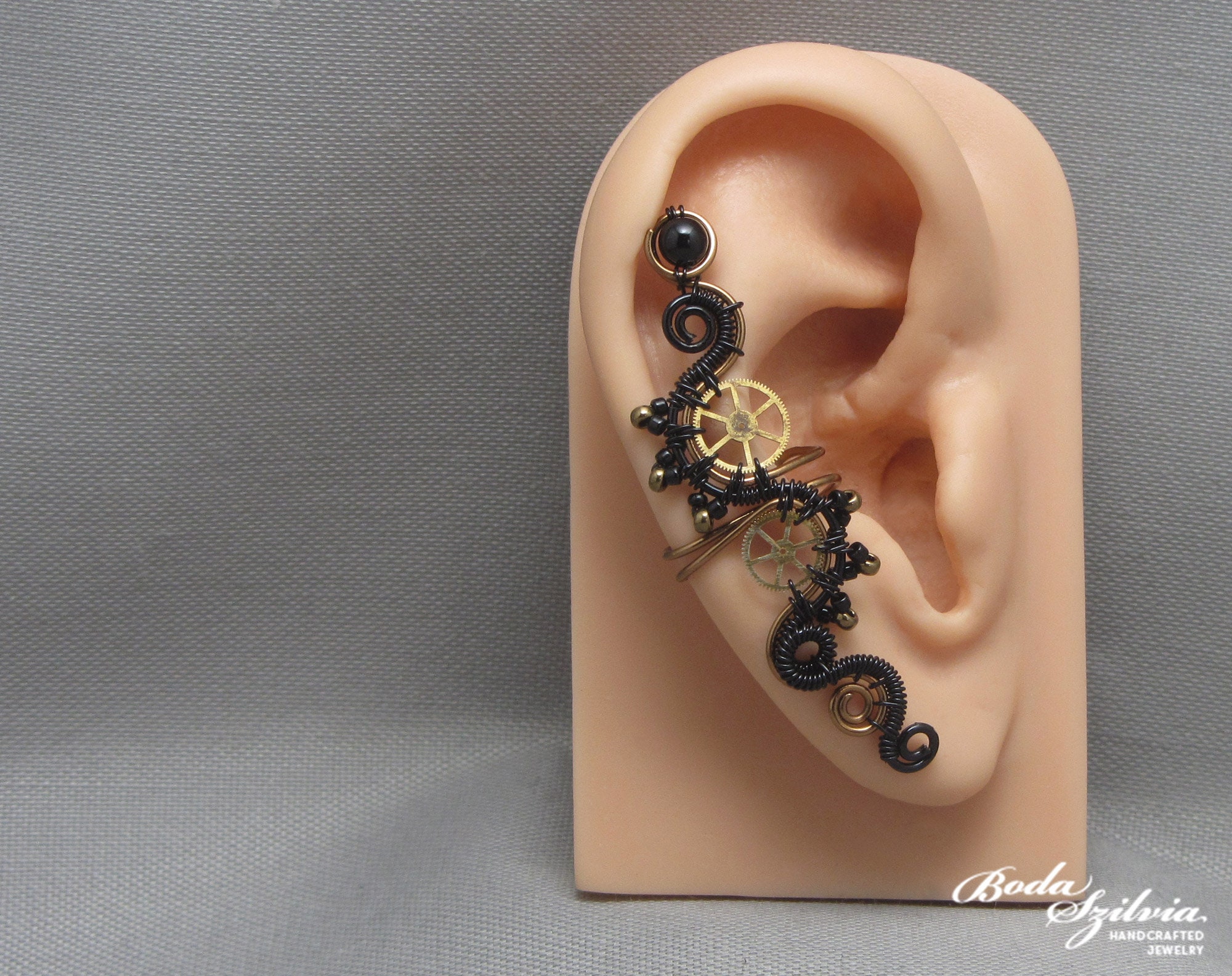 【BLACKPURPLE】23FW★ Two-way open ring ear cuff BLACKPURPLE】23FW☆ Two-way open ring ear cuff (BLACKPURPLE
